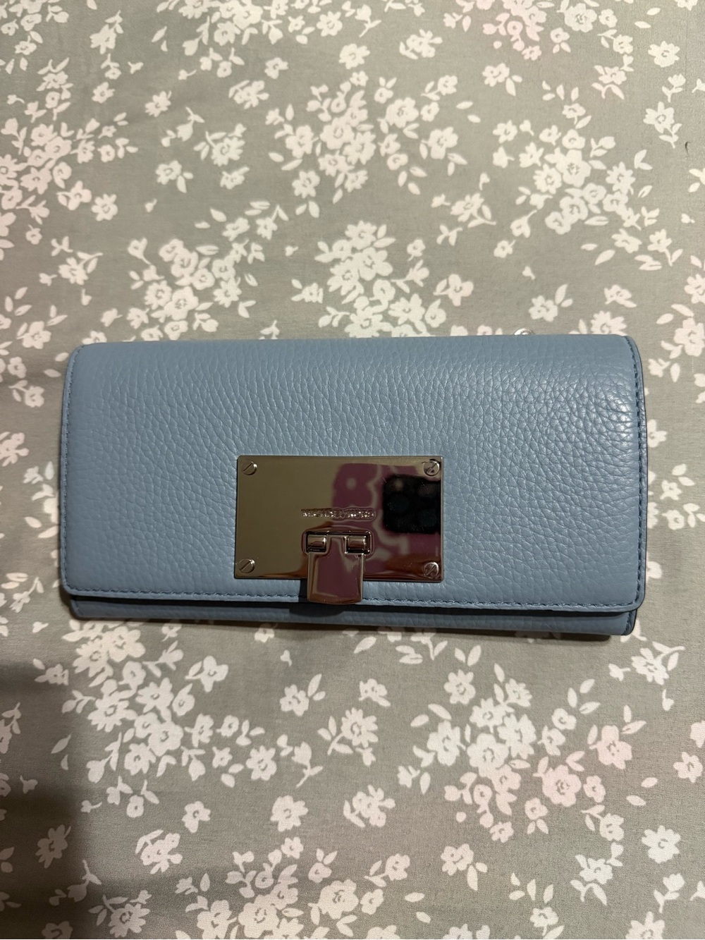 Michael Kors Channing wallet powder blue